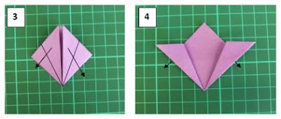 Comment faire une fleur en origami