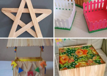 Décorations de bâtons de popsicle pour une fête de juin