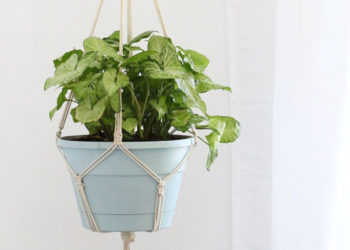Comment faire des vases suspendus en macramé