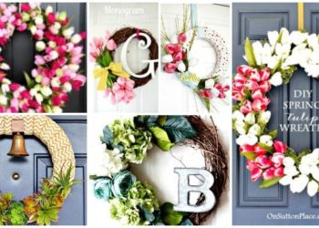 25 idées de couronnes de printemps faciles à faire soi-même