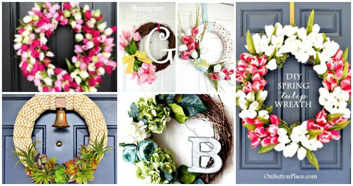 25 idées de couronnes de printemps faciles à faire soi-même - Maison