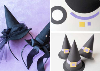 Modèles de chapeau de sorcière pour Halloween