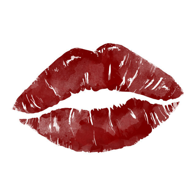 marques de rouge à lèvres