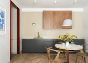 Appartement de couleur sable à Moscou Lera Brumina