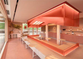 Koji Saryo Café par Atsushi Suzuki + Transit Branding Studio