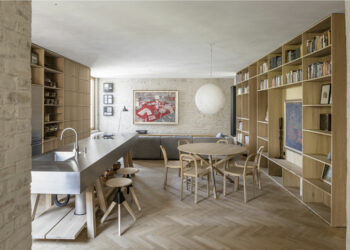 Les appartements fusionnés font un espace de loft cool