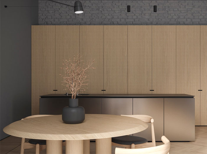 Projet de conception d'appartement Fog par Bezmirno Architects brouillard bezmirno architectes 5