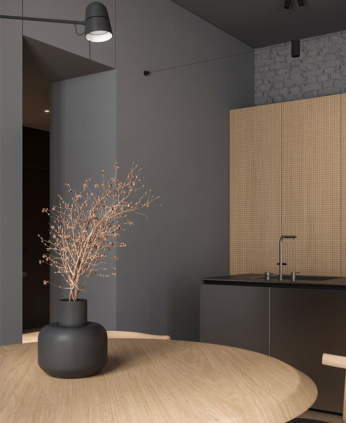 Projet de conception d'appartement Fog par Bezmirno Architects brouillard bezmirno architectes 18