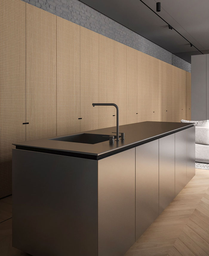 Projet de conception d'appartement Fog par Bezmirno Architects brouillard bezmirno architectes 20