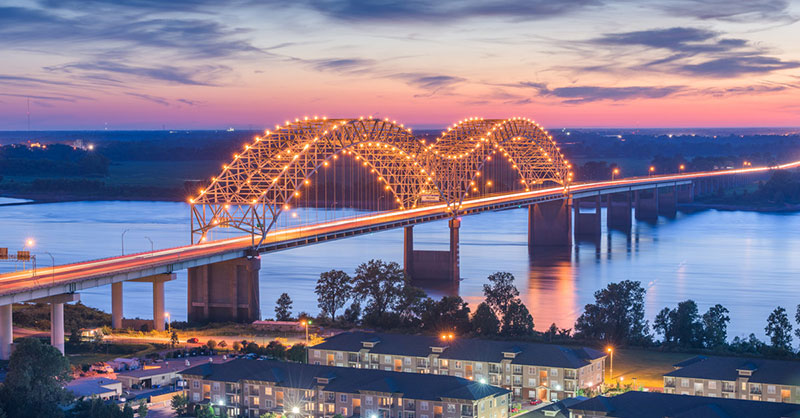 Memphis-4 Banlieues populaires de Memphis