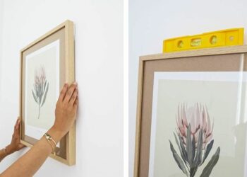 Comment accrocher 5 cadres ?