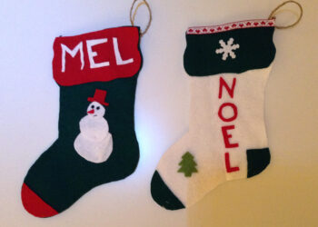 Comment accrocher chaussette de Noël ?