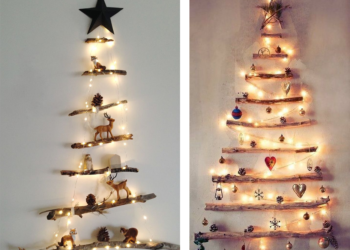 Comment accrocher des branches de sapin au mur ?