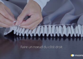 Comment accrocher galon fronceur ?