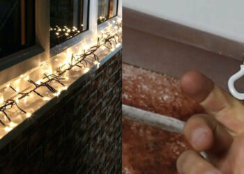 Comment accrocher guirlande fenêtre ?