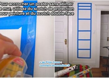 Comment accrocher un cadre sans abîmer la peinture ?