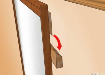 Comment accrocher un miroir qui n'a pas de fixation ?