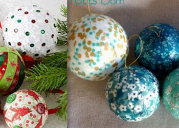 Comment accrocher une boule de Noël ?