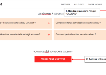 Comment activer la carte cado ?