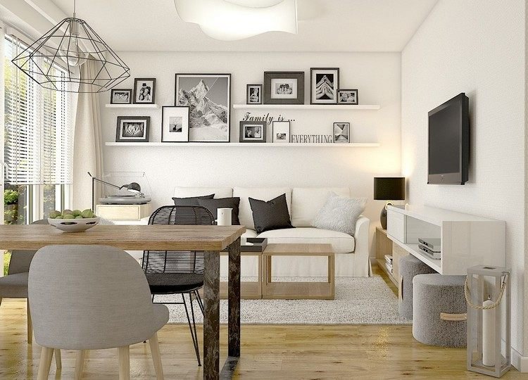 Comment aménager son salon salle à manger quand on a une pièce carré