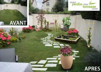 Comment aménager un jardin tout en longueur ?