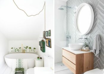 Comment aménager une petite salle de bain rectangulaire ?