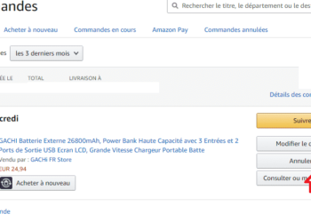 Comment annuler une commande annuler ?