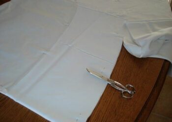 Comment arrondir une nappe rectangulaire ?