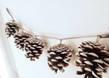 Comment attacher des pommes de pin ?