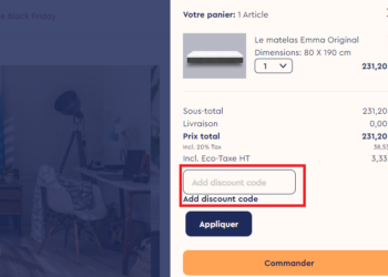Comment avoir un code promo Emma matelas ?