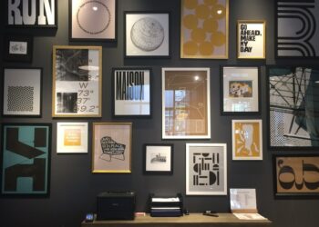 Comment bien disposer des cadres sur un mur ?