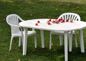 Comment blanchir un salon de jardin en plastique ?