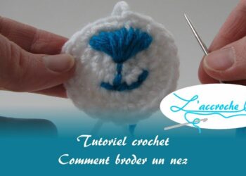 Comment broder un nez sur un amigurumi ?