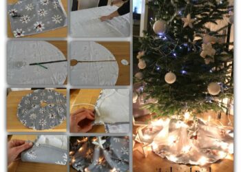 Comment cacher le pied d'un sapin ?