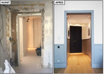 Comment cacher l'encadrement d'une porte ?