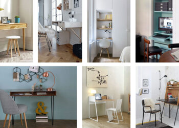 Comment cacher un bureau dans un salon ?