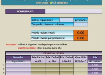 Comment calculer le prix d'un verre ?