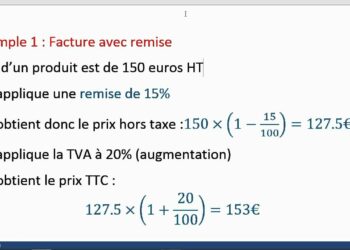 Comment calculer une remise de 20 pourcent ?