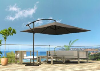 Comment changer toile de parasol déporté ?
