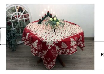 Comment choisir une nappe pour une table ronde ?