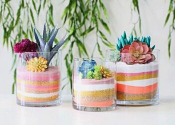 Comment coller du sable decoratif ?