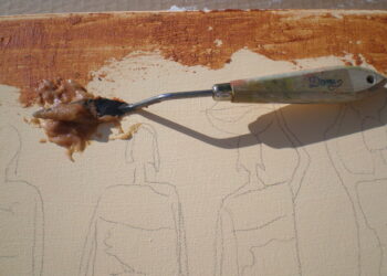 Comment colorer du sable avec de la peinture acrylique ?