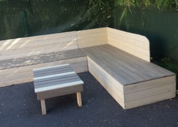 Comment construire une banquette avec des palettes ?
