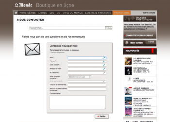 Comment contacter le service abonnement du journal Le Monde ?