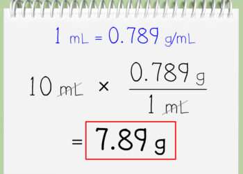 Comment convertir 100 g en ML ?