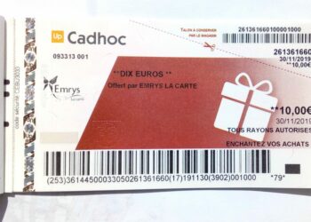 Comment convertir Chèque Cadhoc en argent ?
