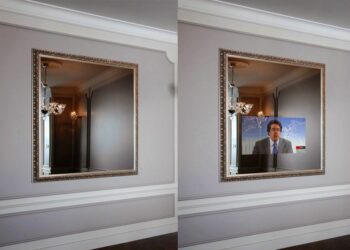 Comment couvrir un miroir mural ?