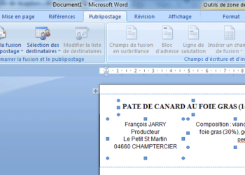 Comment créer des étiquettes à partir d'un fichier Excel ?