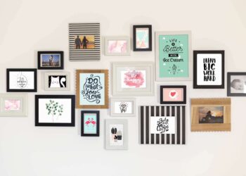 Comment décorer un cadre vide ?