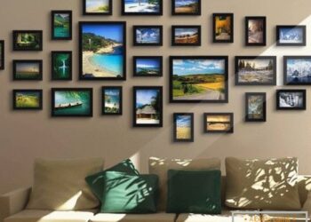 Comment décorer un mur avec des cadres vides ?